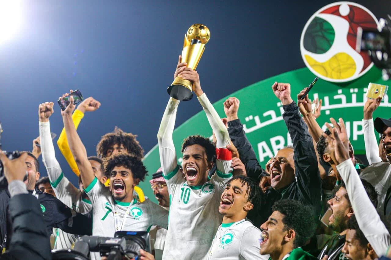 السعودية تتوج بلقب كأس العرب للشباب 2022 تحت 20 سنة