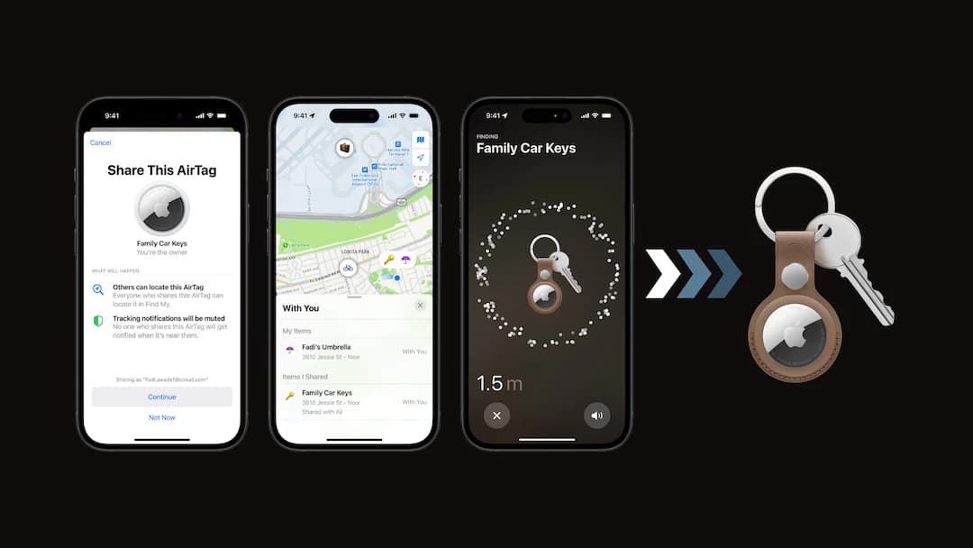 تحديثات ومميزات جديدة في أجهزة التتبع أبل ايرتاج Apple AirTag 2024