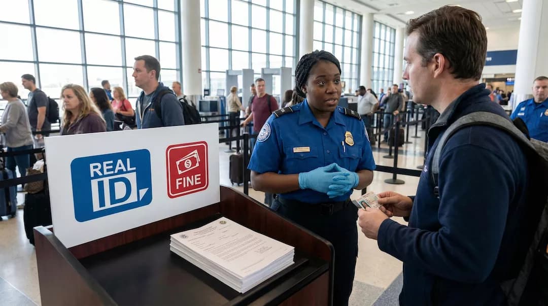 أمريكا غرامات سفر جديدة لغير حاملي الهوية الحقيقية REAL ID