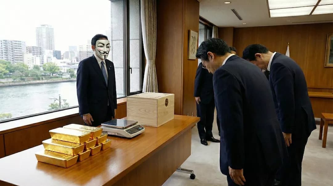 اليابان متبرع مجهول يهدي أوساكا 21 كغ ذهبا لتجديد شبكة المياه