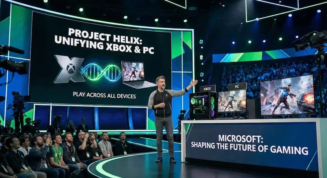 مايكروسوفت تطلق Project Helix لدمج Xbox مع الكمبيوتر