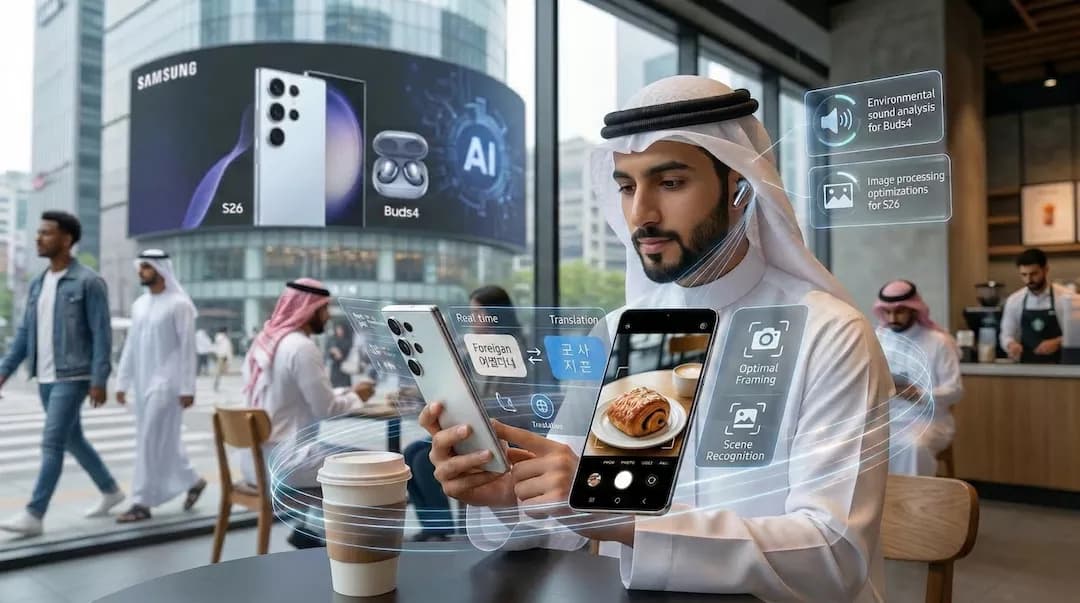 سامسونج تطلق جالاكسي Galaxy S26 وBuds4 بتقنيات ذكاء اصطناعي تعزز تجربة المستخدم