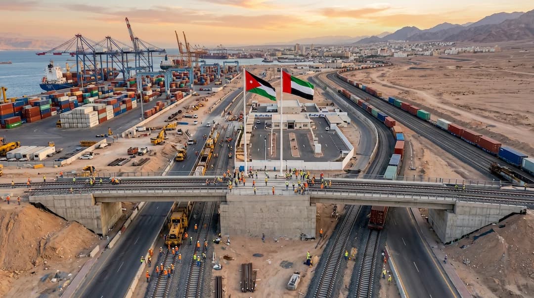 سكة حديد ميناء العقبة مشروع إماراتي أردني بتكلفة 2 مليار دولار