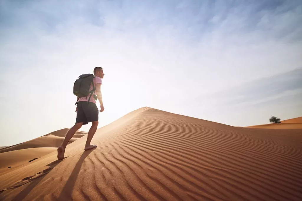 رحلة سياحية ساحرة في صحراء دبي